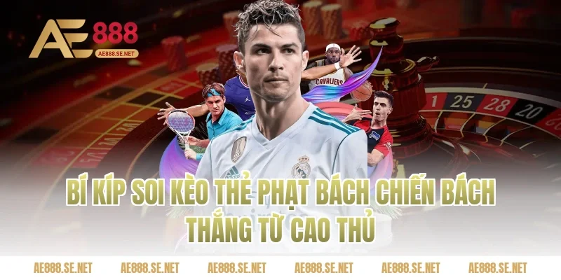 Bí kíp soi kèo thẻ phạt bách chiến bách thắng từ cao thủ
