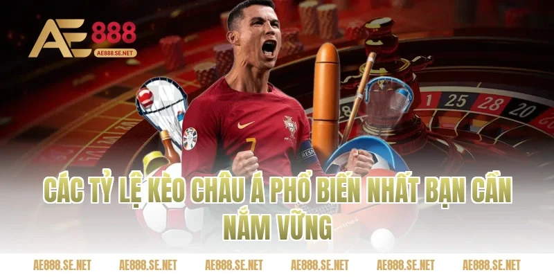 Các Tỷ Lệ Kèo Châu Á Phổ Biến Nhất Bạn Cần Nắm Vững